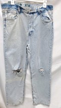 Women's Size 16 Wild Fable Light Wash Super High Rise Straight Denim Jeans  image 2