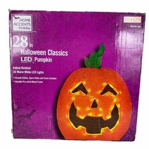 Halloween Pumpkin Indoor Outdoor LED Lights 28 Inch Decoration Autumn Fall Decor - £111.39 GBP