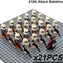 21pcs/set Star Wars The 212th Attack Battalion Anakin Skywalker Minifigures - £25.85 GBP