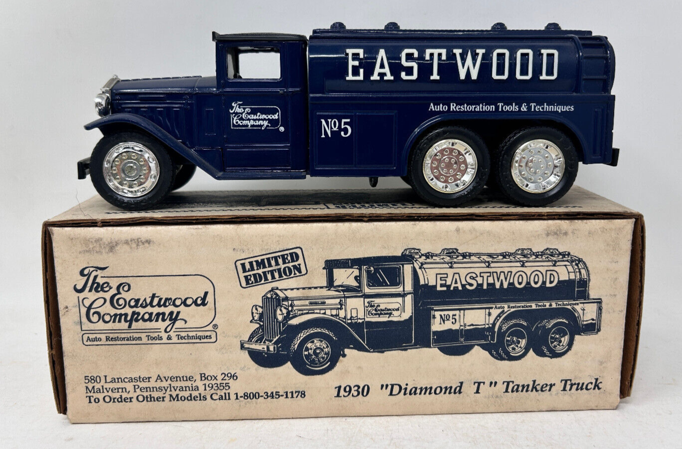 Primary image for Ertl Eastwood Automobile 1930 Diamond T Tanker Diecast Coin Bank