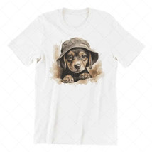 Beagle in hat Stylish Canine Lover T-Shirt - $16.83+