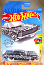 2019 Hot Wheels Kroger #217 Hw Art Cars 4/10 &#39;64 Buick Riviera Black w/Skull Sp - $19.00