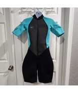 O&#39;Neill Reactor 2 Wetsuit Short Sleeve Surfing Swim Black Aqua NWT size 8 - $102.84 CAD
