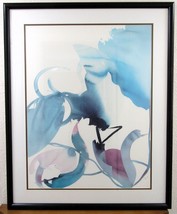 Peter Kitchell Modern Art &quot;Human Limit B&quot; Lithograph Framed and Matted 41x33 - £236.57 GBP