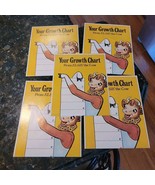 Vintage Lot Of 5 Borden&#39;s Dairy Elsie The Cow Growth Charts Mint 1960s - $759.32 MXN