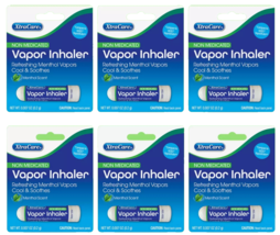 XtraCare Non-Medicated Vapor Inhaler 0.2g, Menthol Scent (6-Pack) - $14.84