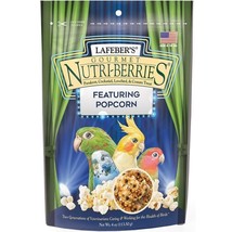 Lafeber Gourmet Nutri-Berries with Popcorn - Parakeet, Cockatiel, Conure... - $12.89