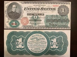 Reproduction Bill United States Note 1862 Salmon Chase USA Currency Copy - $3.99