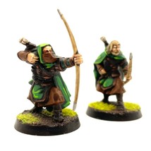 Rangers of Middle-Earth 2 Painted Miniatures Bowmen Rogue Middle-Earth - $48.00
