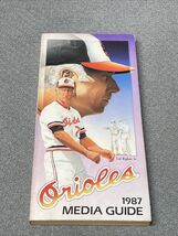 Vintage 1987 MLB Baltimore Orioles Media Guide Press Book TV Radio KG JD - $9.89