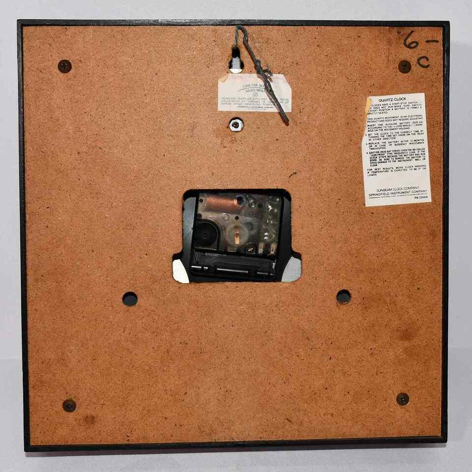 Sunbeam Wall Clock w Humidity, Barometer, Thermometer Quartz Wall Clock 0223!!! Item image 3