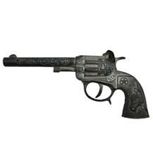 Vintage Star Toy Revolver Cap Gun Diecast Metal with Bull and Star - $49.99