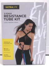 ULTRALIFE 3-IN-1 RESISTANCE BAND KIT - NEW OPEN BOX - £11.38 GBP