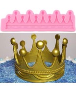 Silicone Mold Chocolate Crown Lace Fondant Cake Decor For Decorating Too... - $9.84