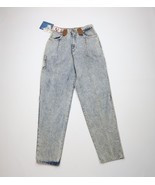 Deadstock Vintage 90s Streetwear Womens 9 Acid Wash High Waist Tapered L... - $108.25 CAD