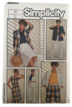 Simplicity Sewing Pattern 6885 Go Everywhere Jacket Top Pants Wrap Skirt 16 UC - £4.73 GBP