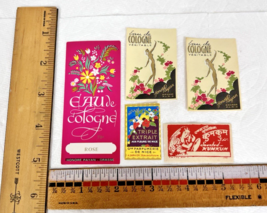 Antique Late 1800-1920&#39;s French Plus Pefume &amp; Soap Original Labels Flora... - $267.66 MXN