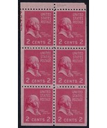 806b 2c Miscut Error / EFO Prexie Booklet Pane of 6 W/ 35% UL Pl# 22404 ... - €8,60 EUR 806b 2c Miscut Error / EFO Prexie Booklet Pane of 6 W/ 35% UL Pl# 22404 ... - €8,60 EUR