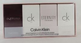 Calvin Klein Travel Collection 4PC Euphoria 4ML Eternity 5ML, 2PCS Ck One 10ML - £35.48 GBP