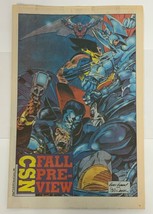 Comic Shop News CSN Fall Preview 1992 X-MEN X-Tinction Agenda Cover Wolv... - £15.52 GBP