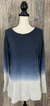 Maurices Sweater Top Size Small (Fits Like A Medium) Stripe Cotton Blend - £7.78 GBP