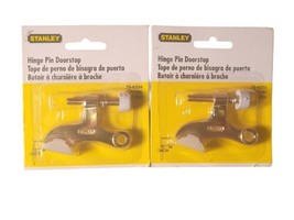 Stanley Tools 76-6310 CD7090 Hinge Pin Doorstop Bright Brass Finish Set ... - £6.23 GBP