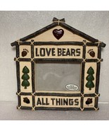 Love Bears All Things Picture Frame Lodge Theme Zondervan 2003 Inspirio ... - £21.79 GBP