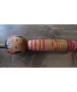 Vintage 6&quot; Flower KOKESHI Doll Signed - £93.20 GBP