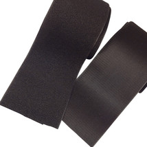 6 INCH x 2 FEET ~ Strong Sewing on Hook Loop Tape BLACK Non Sticky Back - $13.29