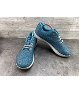 Nobull Sneakers Women 10 M Spring Floral Running Shoes Blue Men 8.5 M  T... - $37.44