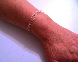 Jones New York 7” Silver Link Chain Bracelet C660 - $10.55