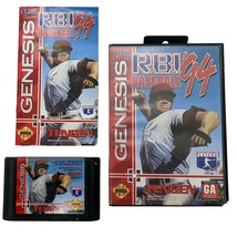 Vintage RBI Baseball 94 Sega Genesis Game CIB Tengen 1994 Case Manual Cartridge - £10.05 GBP