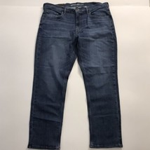 Eddie Bauer Men Classic Straight Fit Denim Blue Jeans Stretch Size 40 X 30 - $17.87