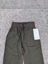 Lululemon Beyond the Studio Crop Pants Womens 2 Olive Green Track NWT W6... - £62.84 GBP