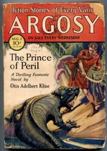 Argosy Pulp August 2 1930- Prince of Peril- Otis Adelbert Kline G - £68.11 GBP