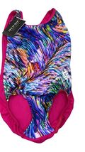 Spektrum Girls Adult XS Swirl Print Leotard NWT - €18,10 EUR