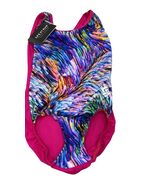 Spektrum Girls Adult XS Swirl Print Leotard NWT - $29.43 CAD