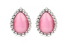 Paparazzi I Wanna Glow Pink Post Earrings - New - £3.59 GBP
