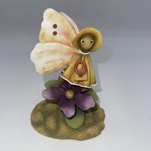 Vintage Artisan Flair Butterfly &quot;One Enchanted Evening&quot; floral figurine - £15.78 GBP