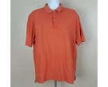 Tommy Hilfiger Men&#39;s Polo Shirt Size XL Orange TB12 - $8.90