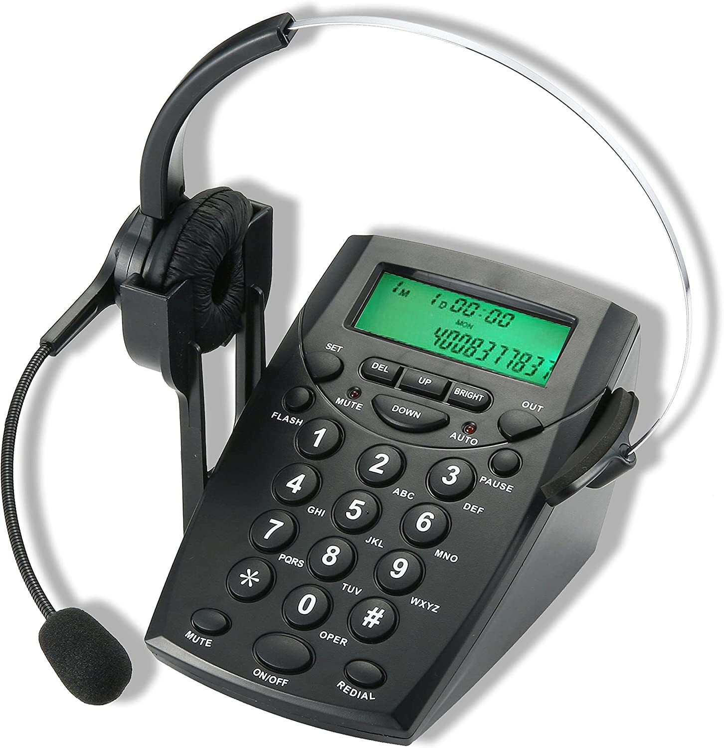 Primary image for Benotek Call Center Headset Telephone With Noise Cancellation Headphone, 5001.