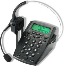 Benotek Call Center Headset Telephone With Noise Cancellation Headphone,... - $43.92