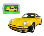 1974 Porsche 911 Turbo 1/24 Scale Diecast Model - Yellow - WINDOW BOX - $38.60