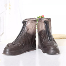 Unisex Reusable Rain Boots Transparent Waterproof Anti-slip Shoes Cover - £7.98 GBP