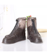 Unisex Reusable Rain Boots Transparent Waterproof Anti-slip Shoes Cover - £7.89 GBP