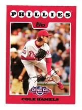 2008 Topps Opening Day #16 Cole Hamels Philadelphia Phillies - £0.78 GBP