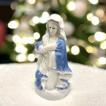 Vintage Praying Mary Figurine Kneeling 6” Statue Christmas Nativity Porcelain - £8.06 GBP