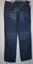 New Vintage Wash Lei Ashley Trouble JUNIOR 9 Blue Jeans Distressed Denim Nicola - £10.83 GBP
