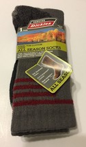 1-Pair Dickies Crew Socks Cotton Steel Toe Shoe Size 6-12 Gray - $11.99