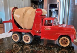 Vintage 1960&#39;S Tonka Cement Mixer Red Truck Large 16” Long Mound Minn - £119.58 GBP
